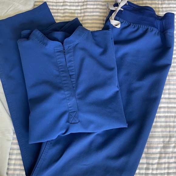 Figs Tops Figs Set Rafaela Xs Livingston Mt In Winning Blue Poshmark